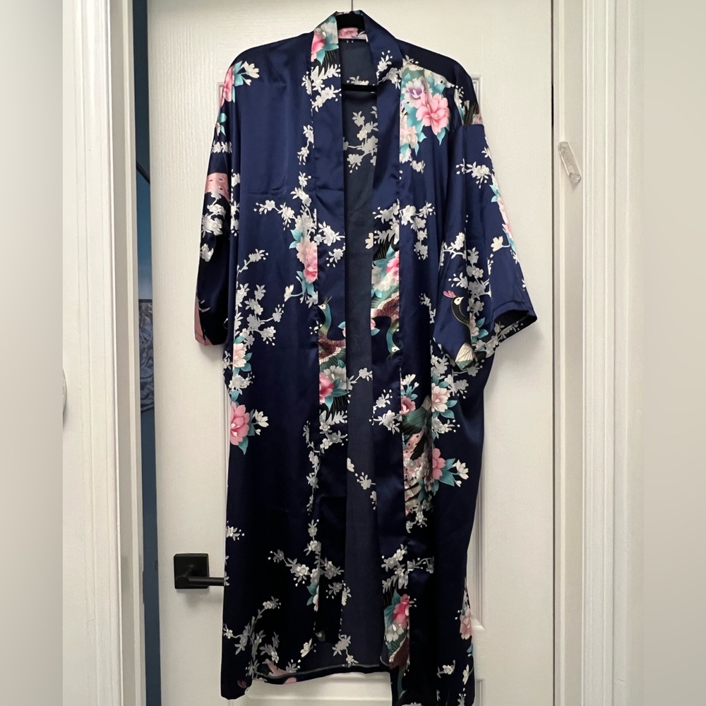 Silk robe